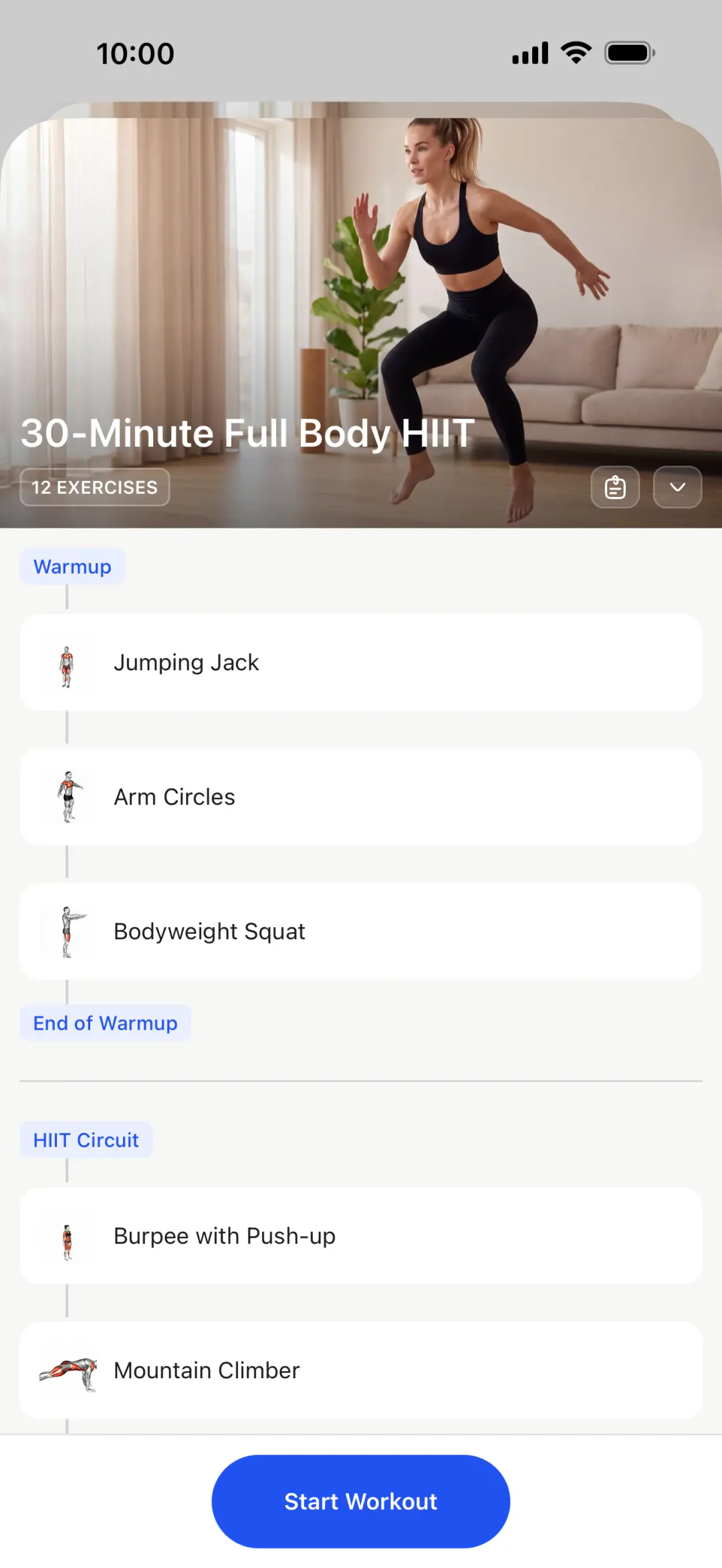Platform for fitness creators — on-demand workout library