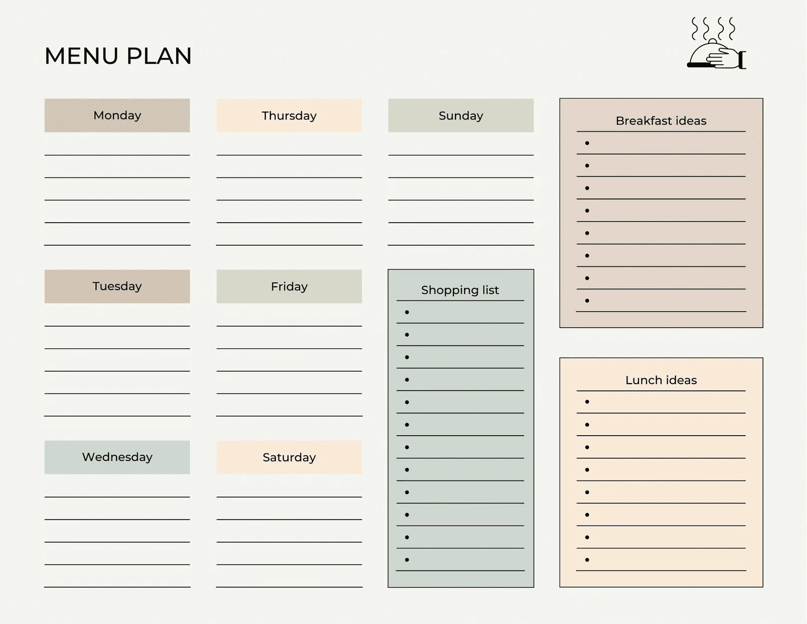 exceel meal plan