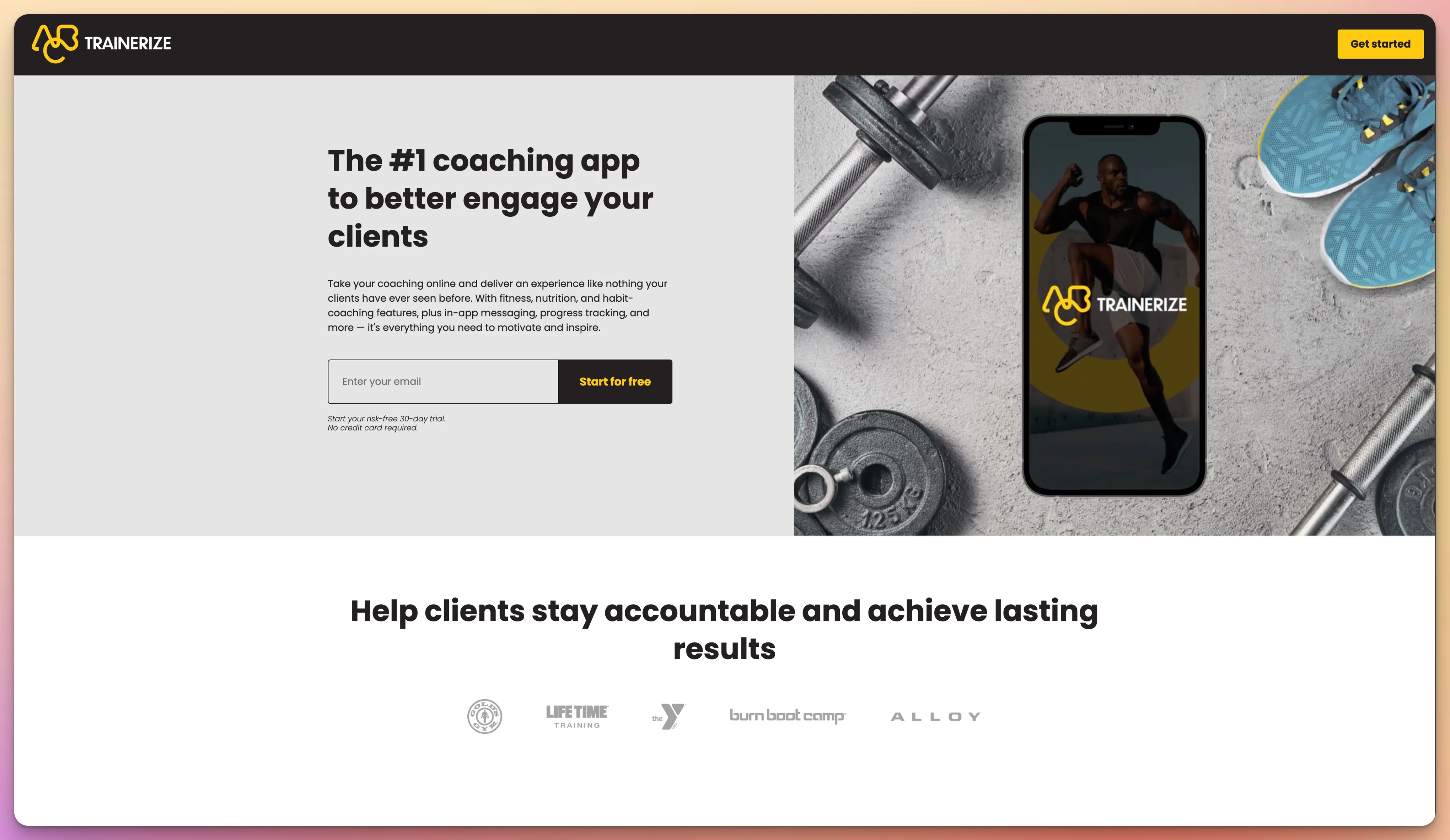Trainerize coaching platform
