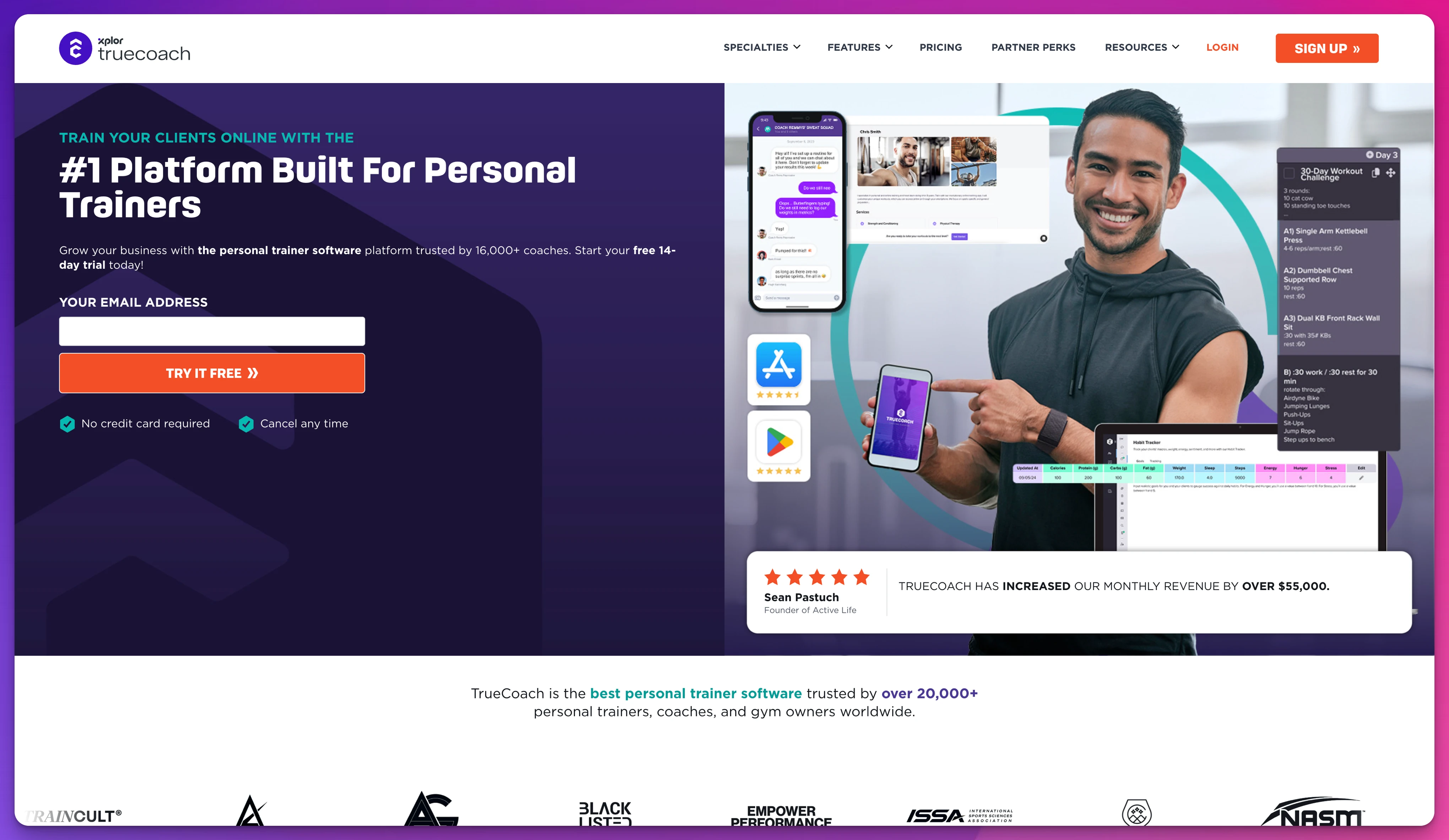 TrueCoach workout programming platform